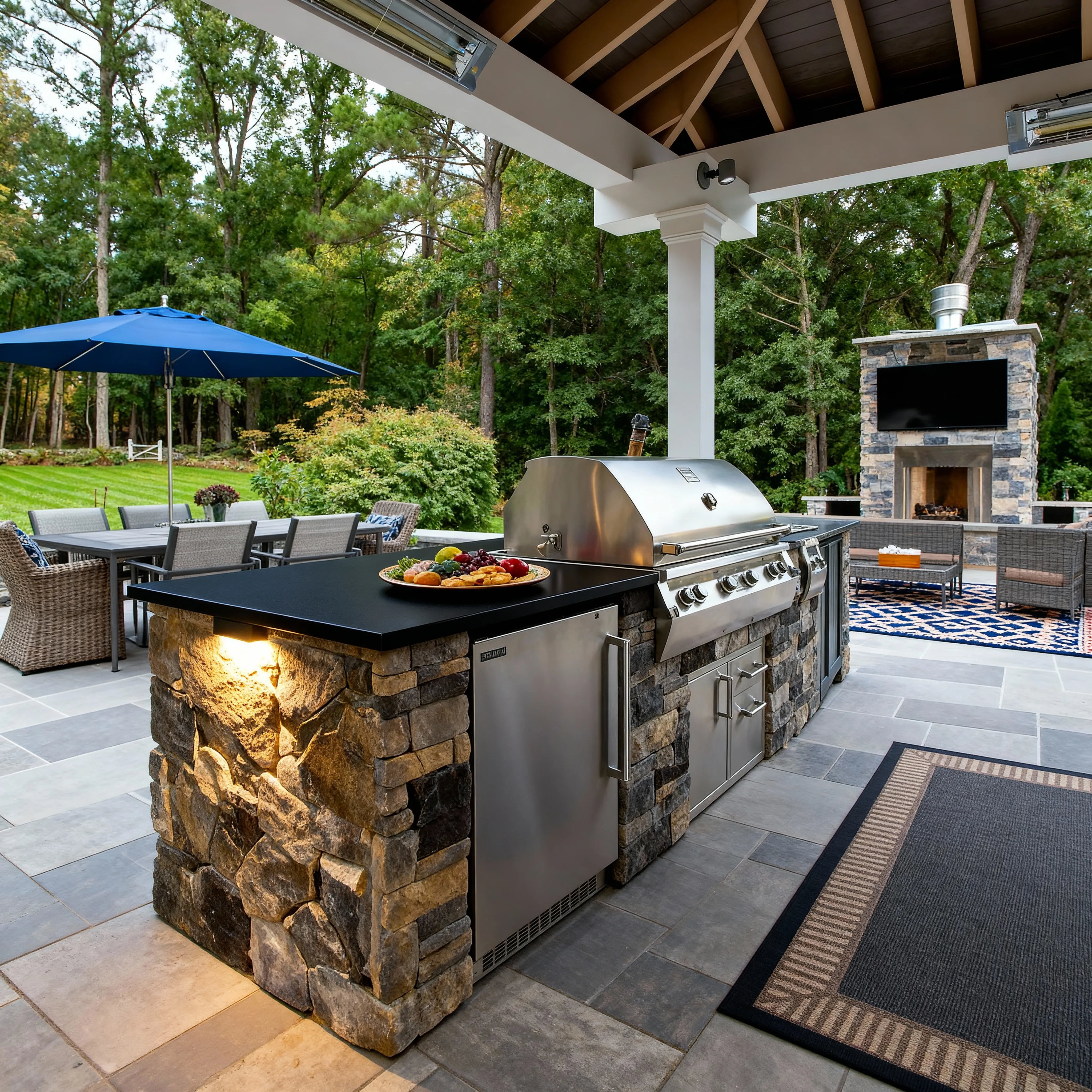 Outdoor kitchen installation in Charleston SC