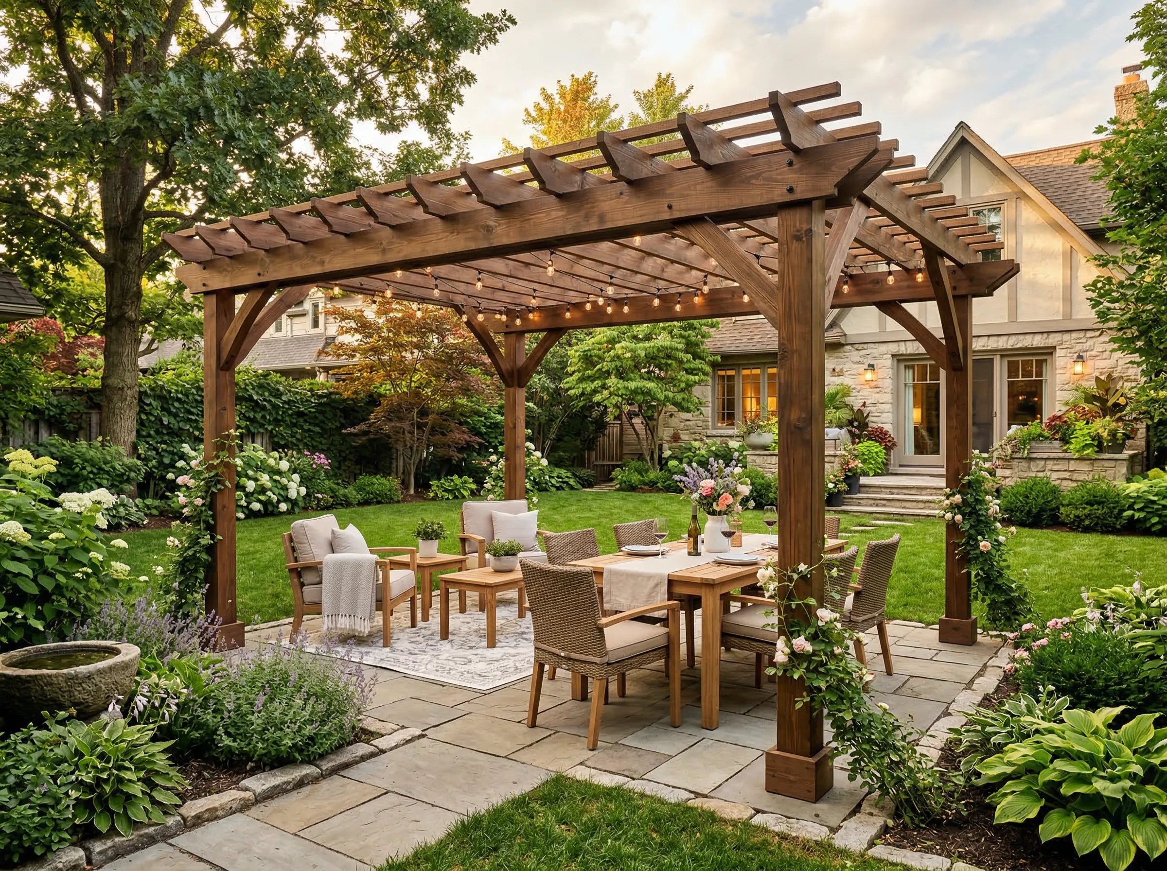 Custom pergola construction in Charleston SC