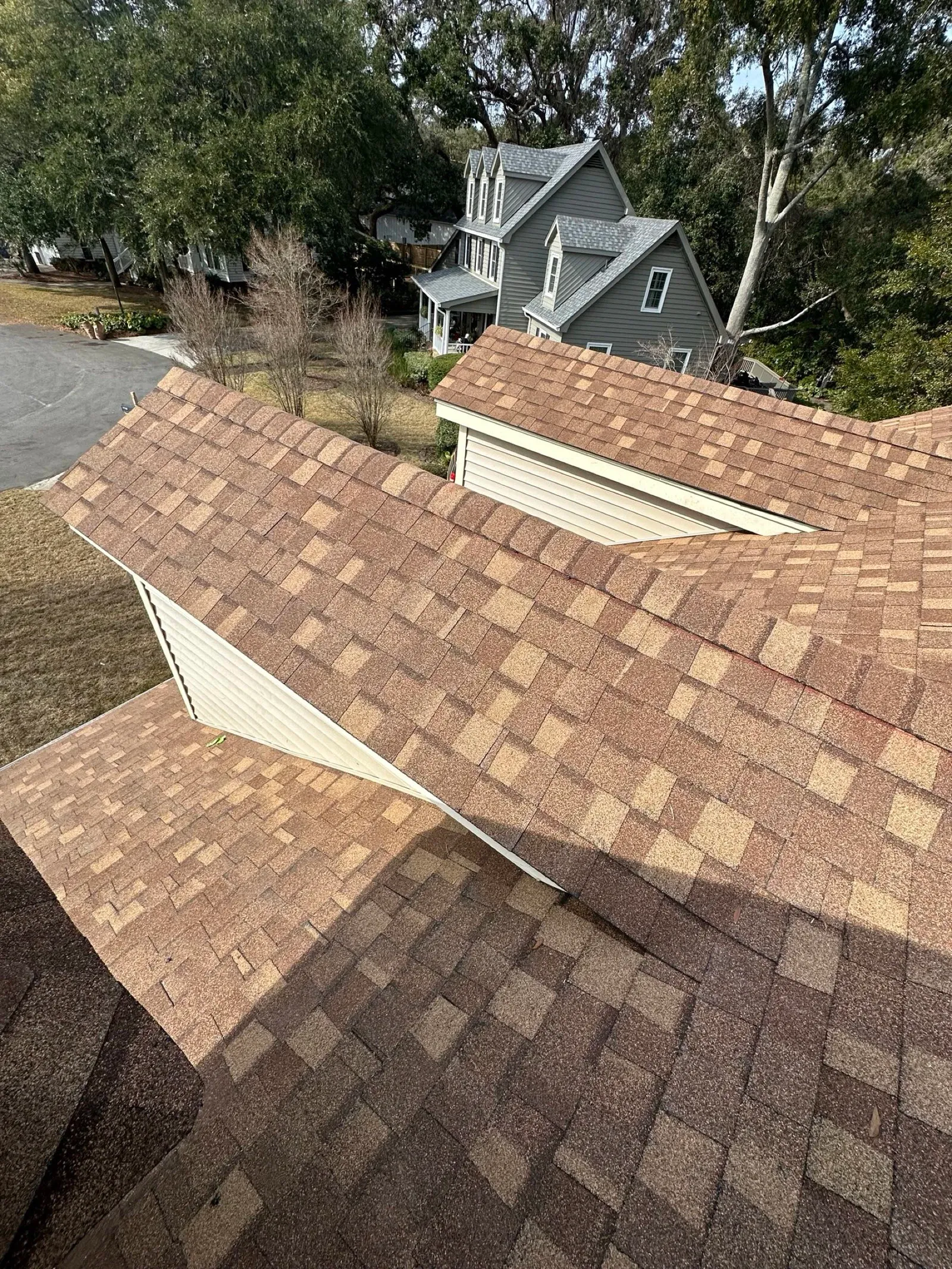 South Carolina roofing experts installing a new roof in Charleston