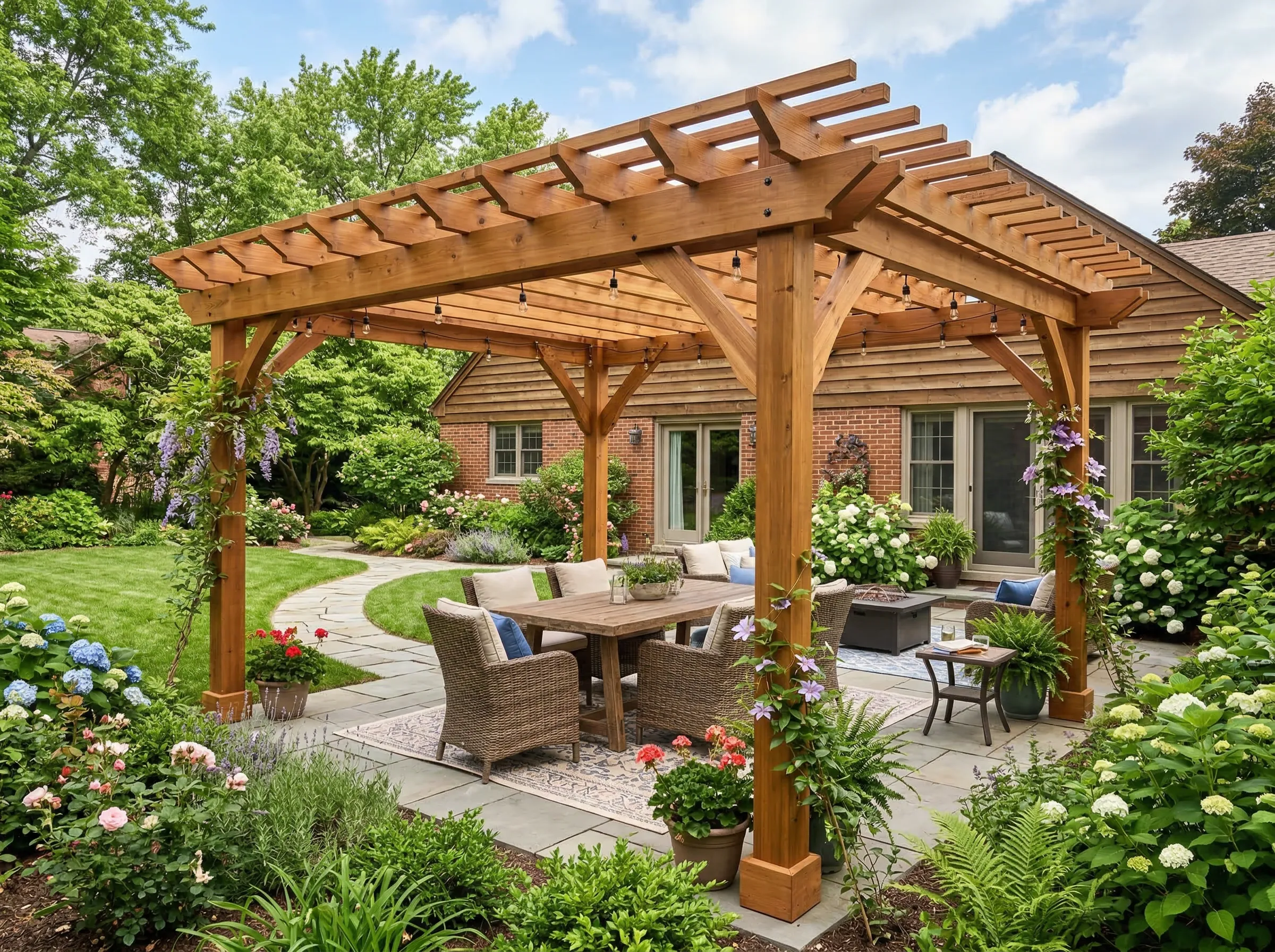 Custom pergola design for a Charleston SC home — American Custom Exteriors