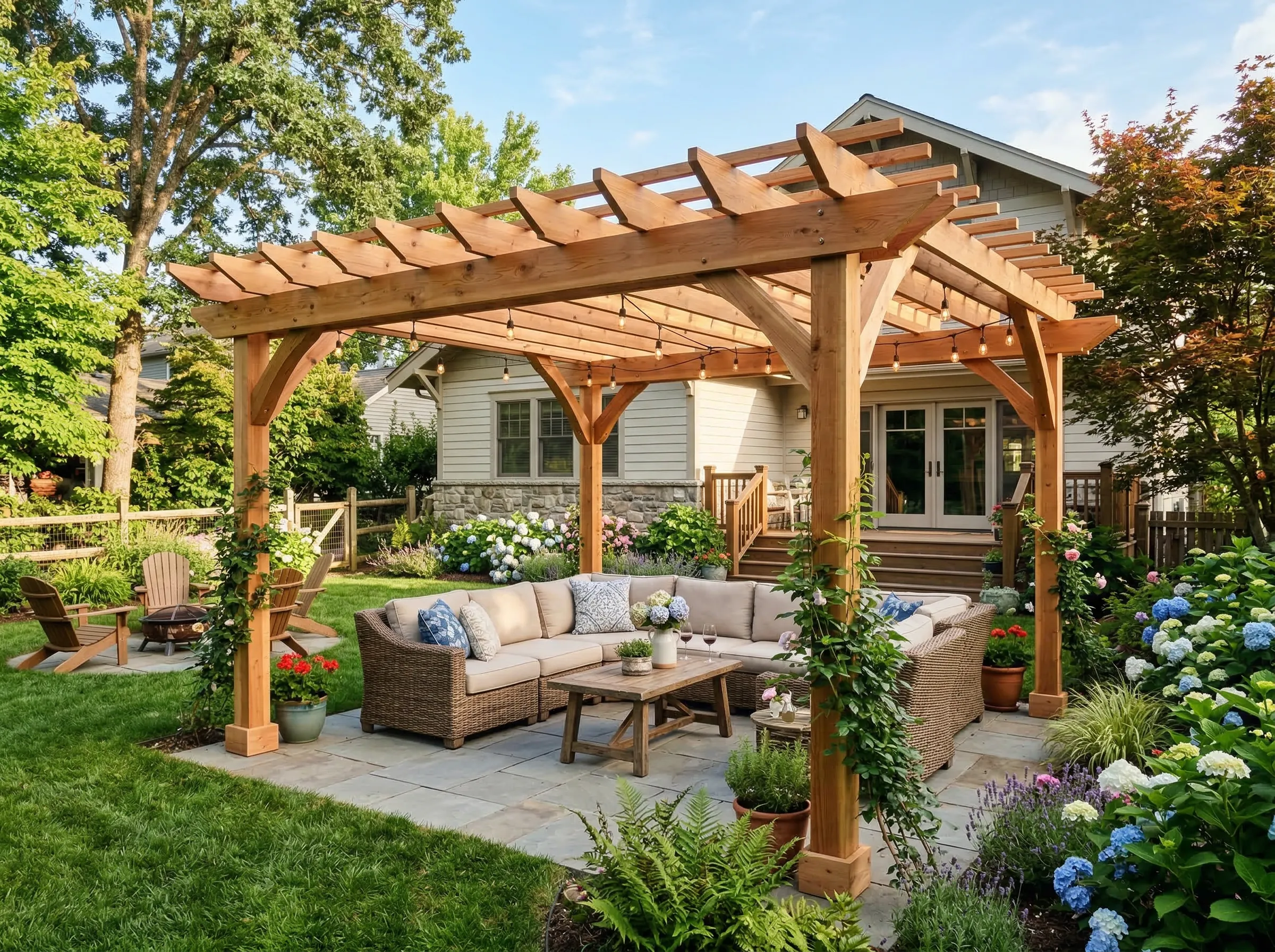 Lowcountry pergola installation in Charleston SC