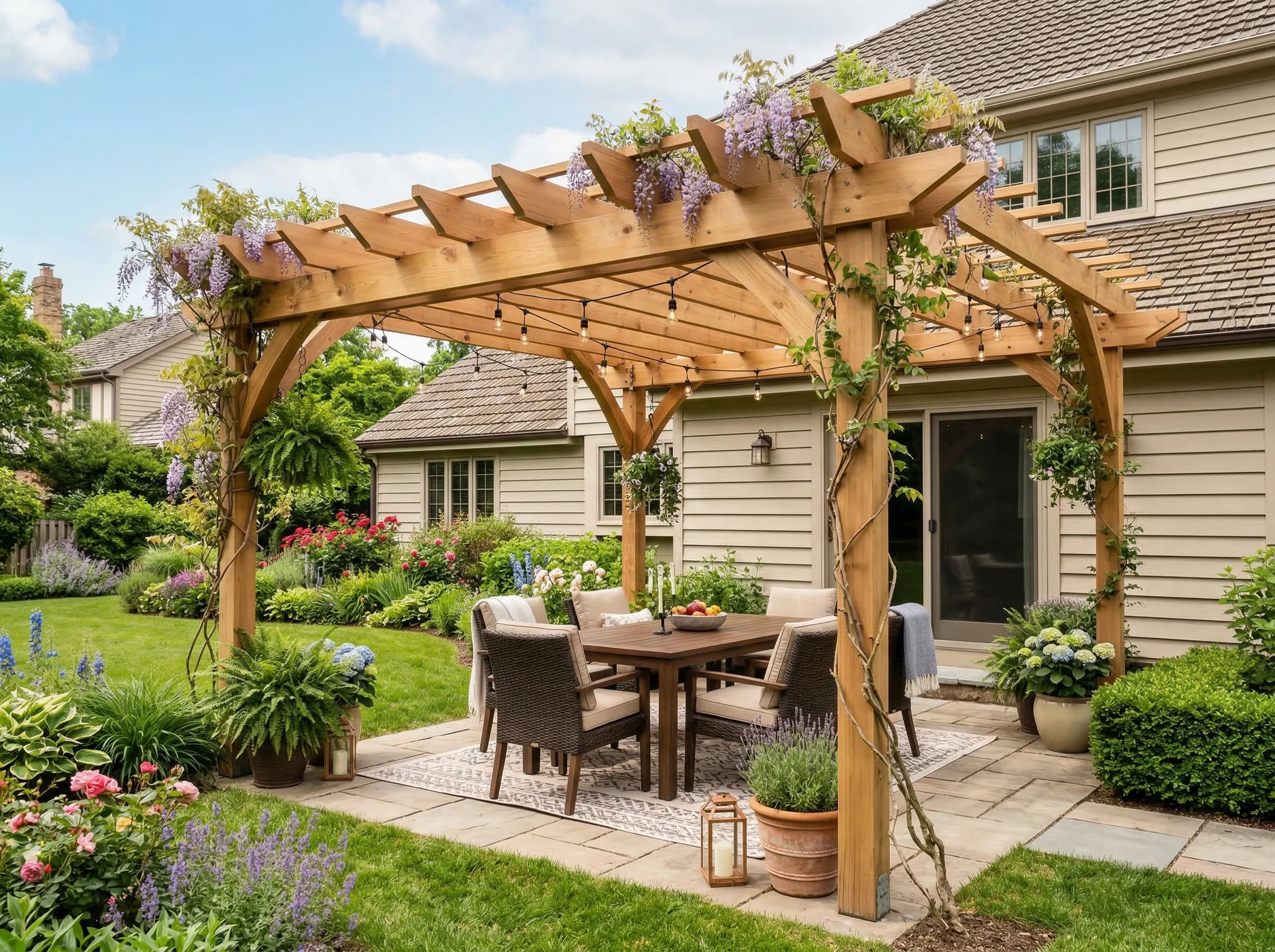 South Carolina outdoor living pergola in Charleston