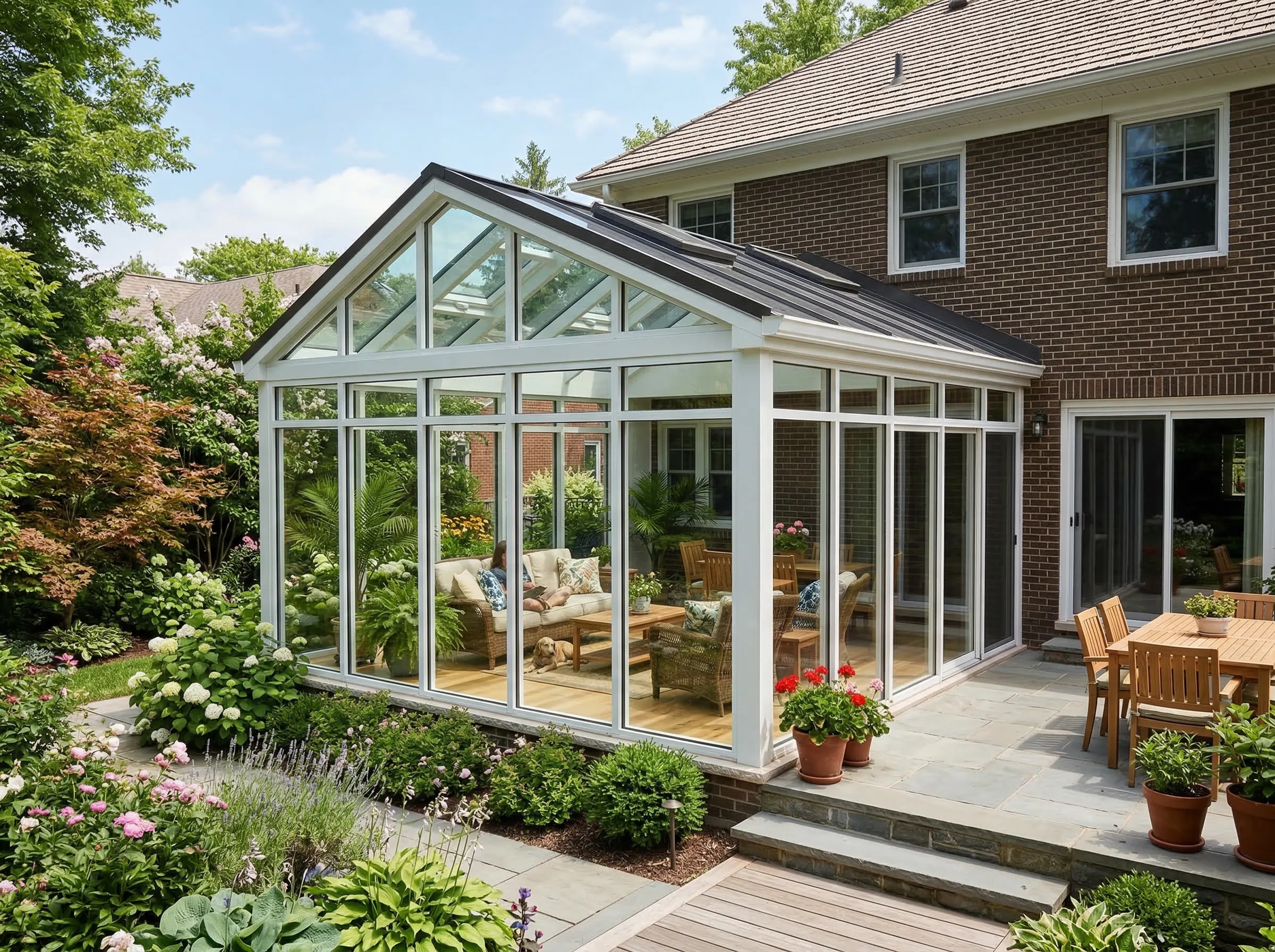 Completed Charleston SC sunroom installation