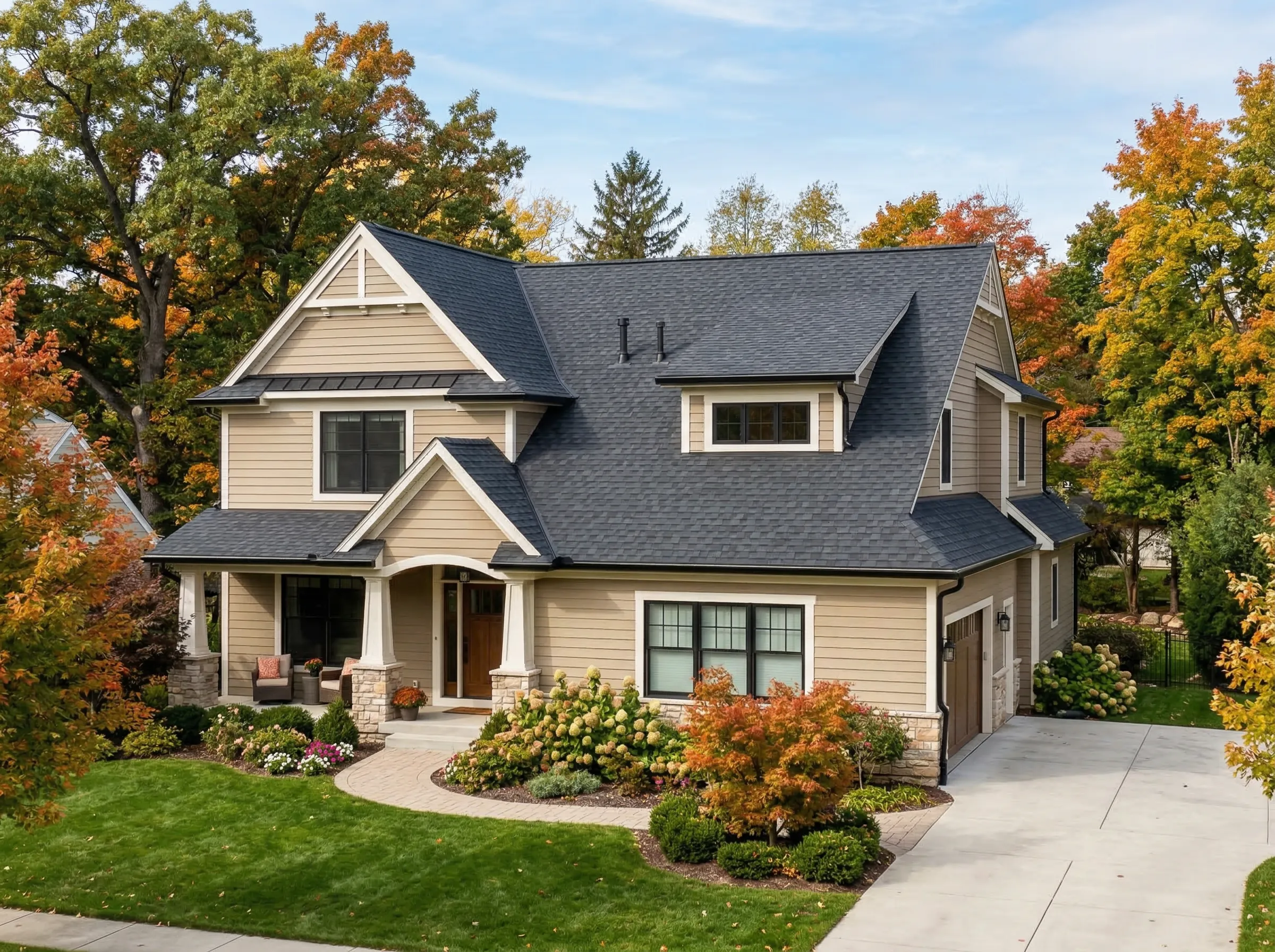 Exterior makeover on residence in South Carolina